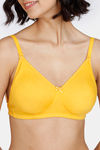 Zivame Beautiful Basics Double Layered Non Wired 3/4th Coverage Backless Bra - Citrus — thumbnail 4