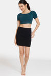 Zivame Double Layered Non Wired Full Coverage Blouse Bra With Removable Cookies - Dark Sea — thumbnail 4