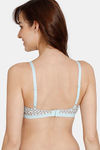 Zivame Zellij Dreams Padded Non Wired 3/4Th Coverage T-Shirt Bra - Plume — thumbnail 2