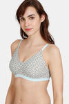 Zivame Zellij Dreams Padded Non Wired 3/4Th Coverage T-Shirt Bra - Plume — thumbnail 3