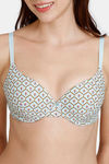 Zivame Zellij Dreams Push-Up Wired Medium Coverage Bra - Plume — thumbnail 4