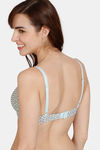 Zivame Zellij Dreams Padded Wired Medium Coverage T-Shirt Bra - Plume — thumbnail 2