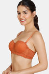 Zivame New Romance Padded Wired 3/4Th Coverage Strapless Bra - Amber Glow — thumbnail 3