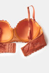 Zivame New Romance Padded Wired 3/4Th Coverage Strapless Bra - Amber Glow — thumbnail 6
