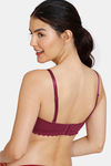 Zivame New Romance Padded Wired 3/4Th Coverage Strapless Bra - Beet Red — thumbnail 2