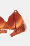 Zivame New Romance Padded Non Wired 3/4Th Coverage Lace Bra - Amber Glow — thumbnail 5