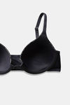 Zivame Sun's Bird Padded Wired 3/4th Coverage T-Shirt Bra - Ebony — thumbnail 5