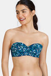 Zivame Plush Mystique Padded High Wired 3/4Th Coverage Beach Top - Gibraltar Sea — thumbnail 1