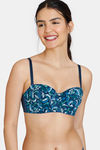 Zivame Plush Mystique Padded High Wired 3/4Th Coverage Beach Top - Gibraltar Sea — thumbnail 4