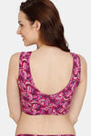 Zivame Plush Mystique Double Layered Non Wired 3/4Th Coverage Beach Top - Dark Purple — thumbnail 2