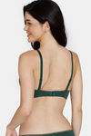 Zivame Colour Crazy Padded Non Wired 3/4th Coverage Cami Bra - Botanical Garden — thumbnail 2