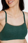 Zivame Colour Crazy Padded Non Wired 3/4th Coverage Cami Bra - Botanical Garden — thumbnail 4