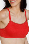Zivame Colour Crazy Padded Non Wired 3/4th Coverage Cami Bra - Salsa — thumbnail 4