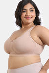 Zivame True Curv Double Layered Non Wired Full Coverage Minimiser Bra - Roebuck — thumbnail 3