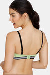 Zivame Beautiful Basics Padded Non Wired 3/4th Coverage T-Shirt Bra - Jade Lime — thumbnail 2