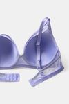 Zivame Primrose Padded Wired 3/4th Coverage Lace Bra - Jacaranda — thumbnail 5