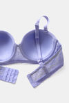 Zivame Primrose Padded Wired 3/4th Coverage Strapless Bra - Jacaranda — thumbnail 7