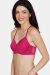 Zivame Marshmallow Padded Non Wired 3/4Th Coverage T-Shirt Bra - Jazzy — thumbnail 3