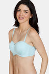 Zivame Marshmallow Padded Non Wired High 3/4Th Coverage Strapless - Plume — thumbnail 3