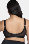 Zivame True Curv Beautiful Basics Double Layered Non Wired Full Coverage Minimiser Bra - Anthracite — thumbnail 2