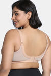 Zivame True Curv Beautiful Basics Double Layered Non Wired Full Coverage Minimiser Bra - Roebuck — thumbnail 2
