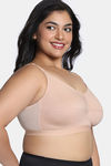 Zivame True Curv Beautiful Basics Double Layered Non Wired Full Coverage Minimiser Bra - Roebuck — thumbnail 3
