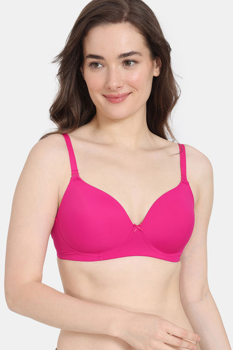 Zivame Beautiful Basics Padded Non Wired 3/4th Coverage Backless Bra - Jazzy — image 2