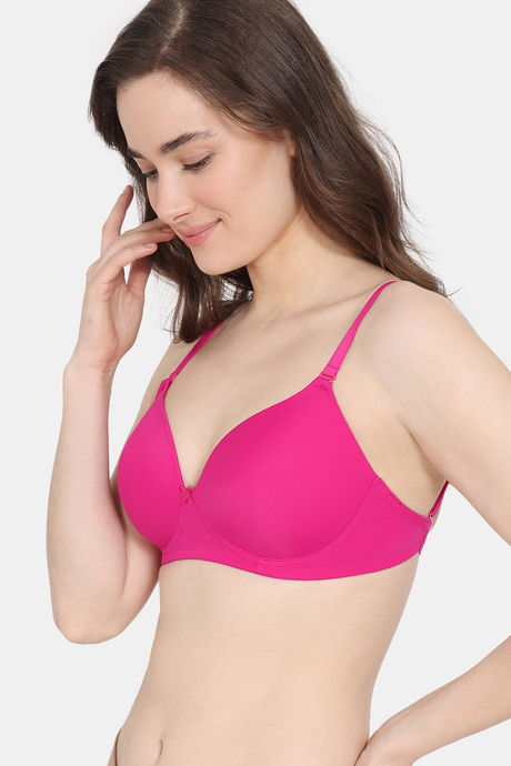 Zivame Beautiful Basics Padded Non Wired 3/4th Coverage Backless Bra - Jazzy — image 3