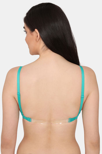 Buy Zivame Beautiful Basics Padded Non Wired 3/4th Coverage Backless Bra -  Sundried Tomato at Rs.599 online