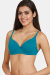 Zivame Beautiful Basics Padded Wired Medium Coverage Backless Bra - Kayaking — thumbnail 3
