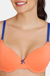 Zivame Push-Up Wired Medium Coverage Bra - Coral Quartz — thumbnail 4