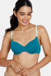 Zivame Beautiful Basics Padded Wired Medium Coverage T-Shirt Bra - Kayaking — thumbnail 1