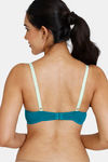Zivame Beautiful Basics Padded Wired Medium Coverage T-Shirt Bra - Kayaking — thumbnail 3