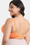 Zivame True Curv Single Layered Non Wired 3/4th Coverage Super Support Bra - Muskmelon — thumbnail 2