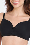 Zivame Padded Non Wired 3/4th Coverage Backless Bra - Anthracite — thumbnail 5