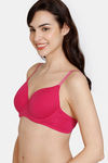 Zivame Glitter Strap Beautiful Basics Padded Wired 3/4th Coverage T-Shirt Bra - Jazzy — thumbnail 3