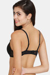 Zivame Beautiful Basics Push-Up Wired Medium Coverage Bra - Black — thumbnail 2