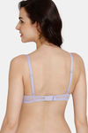 Zivame Beautiful Basics Push-Up Wired Medium Coverage Bra - Lavender — thumbnail 2