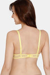 Zivame Beautiful Basics Push-Up Wired Medium Coverage Bra - Sunshine — thumbnail 2