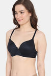 Zivame Marshmallow Padded Wired 3/4Th Coverage T-Shirt - Anthracite — thumbnail 4