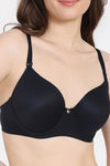 Zivame Marshmallow Padded Wired 3/4Th Coverage T-Shirt - Anthracite — thumbnail 5