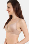 Zivame Marshmallow Padded Wired 3/4Th Coverage T-Shirt - Roebuck — thumbnail 4