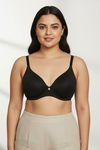 Zivame Marshmallow Padded Non Wired 3/4Th Coverage T-Shirt - Anthracite — thumbnail 4