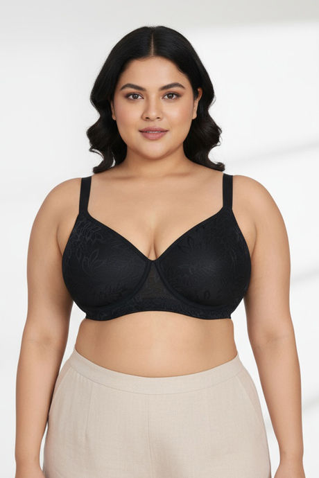 Zivame True Curv Lightly Lined Wired High 3/4Th Coverage Super Support - Anthracite — image 2