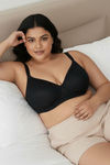 Zivame True Curv Lightly Lined Wired High 3/4Th Coverage Super Support - Anthracite — thumbnail 4