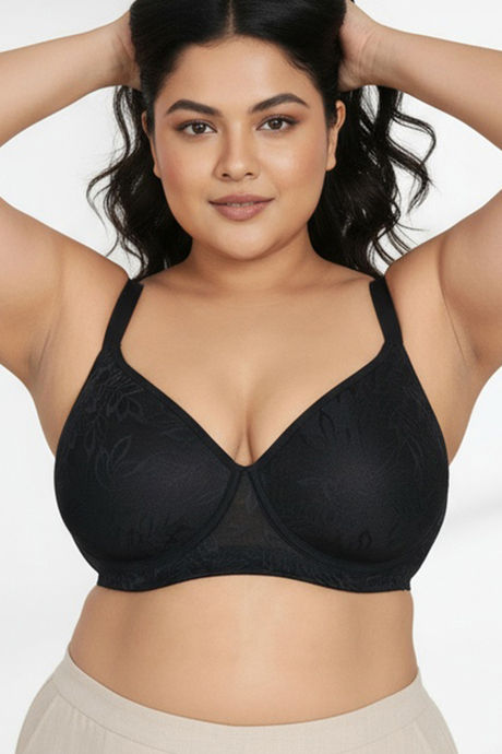 Zivame True Curv Lightly Lined Wired High 3/4Th Coverage Super Support - Anthracite — image 5