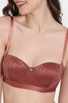 Zivame Coral Glaze Padded Wired 3/4Th Coverage Strapless Bra - Cinnabar — thumbnail 6