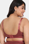 Zivame True Curv Coral Glaze Double Layered Non Wired Full Coverage Super Support Bra - Cinnabar — thumbnail 2