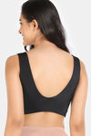 Zivame Padded Non Wired 3/4Th Coverage Bra Top - Anthracite — thumbnail 2