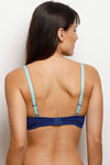 Zivame Double Layered Non Wired Medium Coverage Bra-Sodalite Blue — thumbnail 3